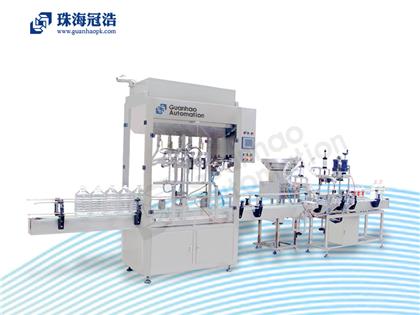 灌裝,壓蓋,旋蓋生產線